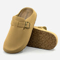Fashion Women's Suede Mules Slippers New Lady Sandals Outdoor Beach Slides Home Shoes Four Season Soft Sole Non-slip Breathable
