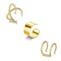 Stainless Steel Clip Earrings for Women High Quality Creative Simple C Non-Piercing Ear Clip Cuff Ear Buckle Trend Jewelry Gift