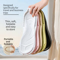 Foldable Travel Slippers Unisex EVA Flip Flops Hotel Non Slip Bathroom Indoor Outdoor Portable Lightweight Comfortable