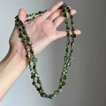 Bohemian Style Natural Shell Crystal Layered Necklace With A Light Luxury And High-end Feel Long Double-layer Seaside Accessory
