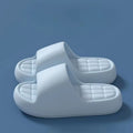 Unisex Bathroom Slippers Cloud Cushion Slides Summer Flat Sandals Thick Platform Shoes Man Indoor Non-Slip Couple Flip Flops
