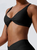 Sports Bra Shockproof Push Up Gym Top Women Quick-Dry Yoga Clothes Pleated Design Brassiere Workout Crop Top Female