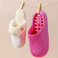 Women's Furry Fur Slippers Winter Removable Fleece Lining Non Slip Waterproof Slippers Couple Plus Size 45 Soft Sole Warm Shoes