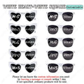 Party Bachelorette Glasses 10-60Pcs Personalised Wedding Sunglasses Custom Heart Shaped Sunglasses Wedding Gifts for Guests Bachelorette Party Glasses