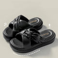 Summer Women's Slippers Fashion Breathable Flat Open Toe Sandals Soft Bottom Outdoor Beach Sandals Comfortable Home EVA Slides