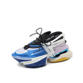 Chunky Sneakers Futuristic Sneakers Hollow Out Thick Platform Shoes 7cm Height Increasing Chunky Dad Shoes Streetwear Casual Footwear