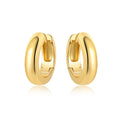 Original 2026 S925 Sterling Silver Zircon 18K Gold Lining Vintage Hoop Earrings for Women Birthday Party Wedding Gift Jewellery