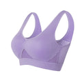 Women Sport Bra S-6XL Hollow Out Women Sport Bra Fitness Yoga Running Vest Underwear Padded Crop Tops Underwear wireless gym top bras Breathable