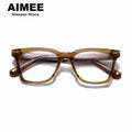 Women Designer Optical Frame Vintage Square Acetate Glasses Frame Brand Designer Men Women Prescription Eyeglasses Optical Blue Light Spectacles JMMHBRX Gafa