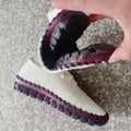 Sneakers Women Shoes Loafers Lace Up Leather Flat New Spring 2024 Casual comfortable Mom Shoe Mujer Zapatos Chaussure Femme