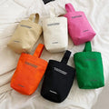 Casual Canvas Large Capacity Tote Women Handbags Letters Shoulder Crossbody Bags Shopper Bag Purse