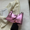 Fashion Exquisite Shopping Bag Retro Casual Women Totes Shoulder Bags Female Leather Solid Color Chain Handbag