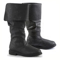Boots Pirate Leather Medieval Leather Boots Jack Sparrow Renaissance Half Haddock Shoes Footwear Larp Pirate Warrior Vintage Jackboot For Adult Men