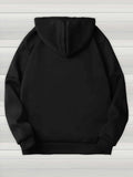 Women Dear Person Behind Me Rainbow Letter Print Hoodie Oversized Soft Fleece Hooded Sweatshirt Men Casual Street Pullover Tops