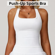 Women Sports Bra Top Sports Bra Women Top Push Up Fitness Underwear Yoga Bra Sport Tops For Women Breathable Running Vest Bralette Gym Wear Female
