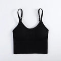 Women Sexy Seamless Bra U Type Backless Bra Gym Running Push Up Bralette Padded Brassiere Women Fitness Sports Bra