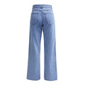 2026 New European and American High-Waisted Water-Washed Women's Jeans Long Fashionable and Versatile Straight-Leg Pants