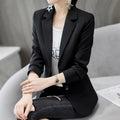 Autumn Winter Spring Women Blazers Fashion Luxury Suit Jackets Notched Outerwear Elegant White Tops Elegant Office Tailored Coat
