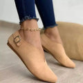 Fashionable Hot Selling Sexy Elegant Flat Shoes Spring and Autumn New Style Pointed Comfortable Casual Single Shoes for Women