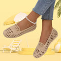 New Summer Fashionable and Comfortable Hollow Women's Flat Shoes Casual Outer Wear Non-slip Fashionable Toe-cap Sandals