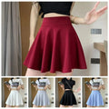 Comfortable Polyester Pleated Skirt Elastic Casual Mini Skirt Half Skirt Spring Summer