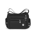 New neutral nylon fabric women's handbag Oxford cloth shoulder strap messenger bag travel bag multi-compartment leisure bag mess