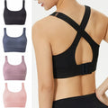 Yoga Wear Fixed Pad Sports Bra Adjust Beauty Back Yoga Underwear Comfortable Breathable Training Fitness Bra Women