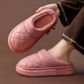 Anti Slip House Slippers for Elderly Men Women Winter Warm Plush Thick Sole Indoor Shoes Senior Safety Cotton Footwear Gifts