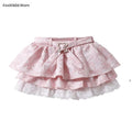 Hip Hop Girls Crop Top ‌princess Layered Skirt‌ Kids K-pop Streetwear Street Dance Costume Children Jazz Girl Group Clothes Sets