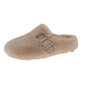 Soft Footbed Teddy Fur Mule Clogs for Woman Winter Warm Plush Slide Sandals Ladies Brand Design Fluffy boken Shoes