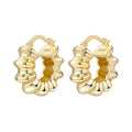 Original 2026 S925 Sterling Silver Zircon 18K Gold Lining Vintage Hoop Earrings for Women Birthday Party Wedding Gift Jewellery