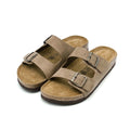Unisex Cork Slides Arizona Style Contoured Footbed Arch Support Adjustable Buckle Anti-Slip Summer Casual Sandals for Women Men