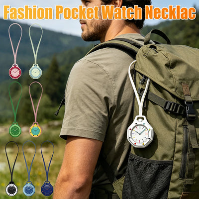 2026 Hot NEW Octagonal Pocket Watch Necklace Multiple Color Options Leather Lanyard Casual Hanging Watch Fashion Pendant Watches