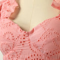 Summer Dresses For Women Trendy Boho Sundresses Sexy Off Shoulder Cocktail Party Dress Hollow Out Vacation Dress Vestidos
