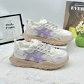Women Retro Color Block Mesh Chunky Sneakers Summer Breathable Thick Platform Non Slip Dad Shoes Height Increasing Casual
