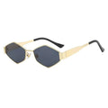 2pcs Summer Trendy Glasses Set Rhombus Metal Frame Sunglasses Suitable for Daily Commute and Street Photography Eyewear