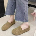 Women's Shoes Retro Round Toe Single Shoes Spring and Autumn Sen Series Comfortable Girl's Shoes Casual and Simple Flat Shoes
