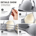 Hollow Beautiful Back Vest Bra Without Steel Ring Gather Underwear Adjustable Thin Shoulder Strap  Lingerie Summer Daily FINETOO