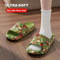 House Cloud Slippers Women Floral Slide Sandals Plus Size Soft Beach Shoes Flat Summer Indoor Outdoor Footwear Eva Home Men