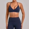 Women's Sports Bra Ning Yu Adjustable Women's Yoga Bra Hollow Back Versatile Underwear Fitness Running Sports Bra Women Breathable Sports Vest Bra