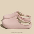 Lightweight Waterproof Warm Home Mules Shoes Women Plush Size 45 Non Slip Plush House Slippers Indoor Outdoor Soft Sole Shoes