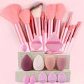 Makeup Set Brush 33-Piece Complete Makeup Brush Set Professional Tools for Combination Skin, Ultimate Beginner to Pro Kit, Perfect Christmas Gift