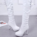 Women Boots Luxury Knight Women Length Boot Fashion Sexy Soft Leather Shoes Leather Elegant Comfortable Knee High Boots
