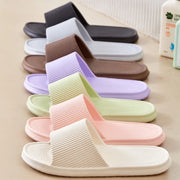 Summer Women Fashion Home EVA Slippers Adults Non-slip Shower Sandals Men Indoor Solid Colors Soft Slides Couples Beach Shoes
