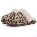 Evshine Women Plush Cotton Slippers Winter Indoor Warm Soft House Slipper Comfort Memory Foam Slides Outdoor Fur Fuzzy Flat Shoe