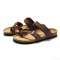 2025 Summer Women's Shoes Fashion cork Slippers Trendy couple beach shoes Casual comfortable flat slippers Zapatos Homme