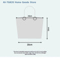TG820]Mini Knitted Bucket Bag Women Small Handbag Geometric Colorblock Wristlet Purse With Detachable Handle 1PC