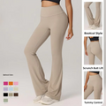Women Yoga Pants New High Waist Flare Yoga Pants Women Bootcut Gym Workout Leggings Push Up Fitness Running Pilates Long Pants Sports Trousers