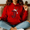 Personalised Santa Family Christmas Hoodie Harajuku Hip Hop Pullover Sweatshirt Santa Alphabet Sportswear Fashion Trends  Trend