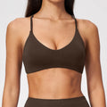 Women Sports Bra Gym Top Women Seamless Yoga Underwear Running Back Cross Yoga Vest Shockproof Sports Fitness Women Workout Crop Top